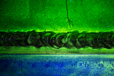 Defect under UV light