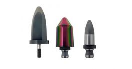 Locating pins / seating bolts with various head shapes