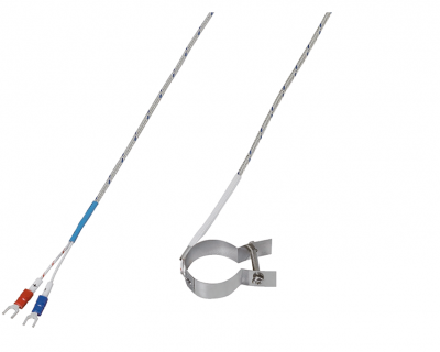 MSNBD temperature sensor with strap connector